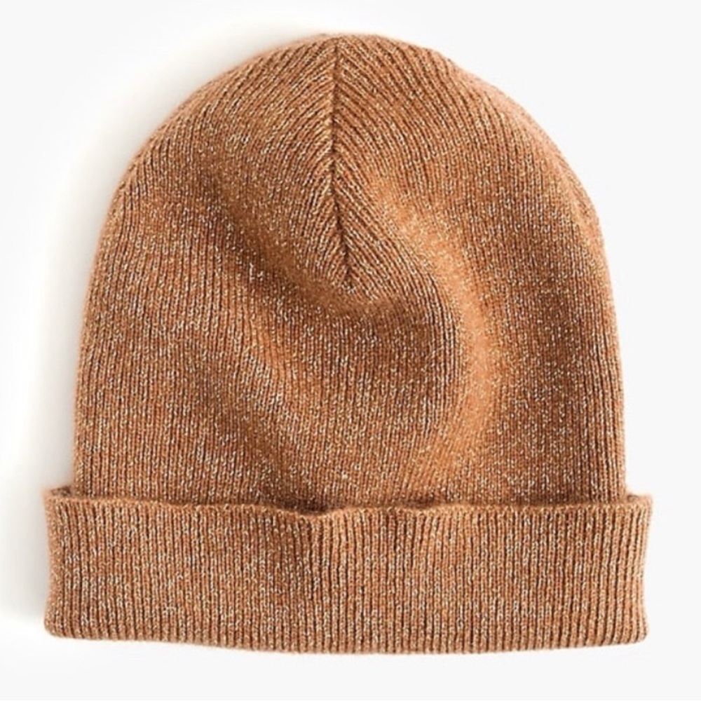 J. Crew Brown Knit Beanie